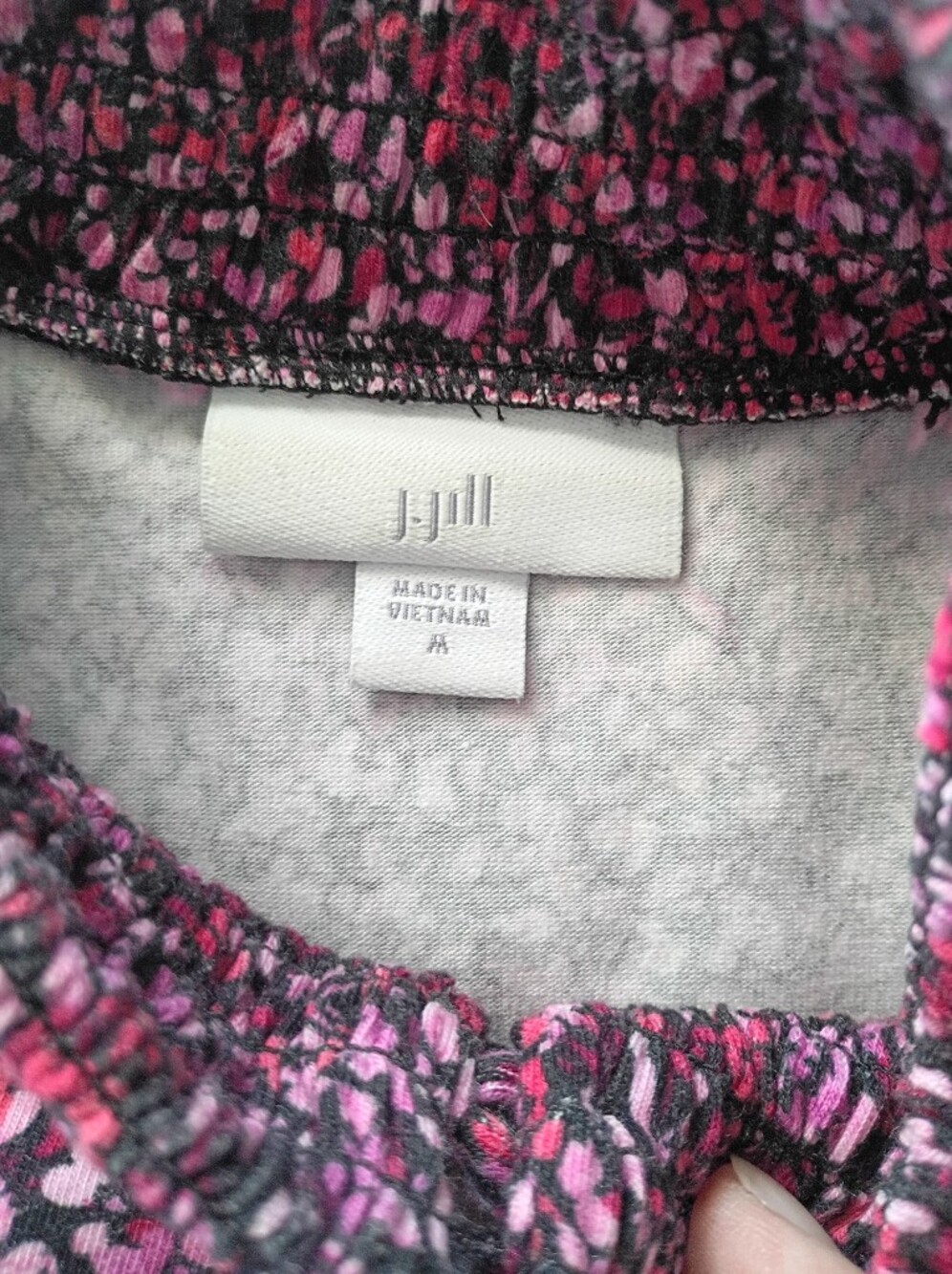 J. Jill Berry Multi-Color Floral Long Sleeve Top - Picture 2 of 6
